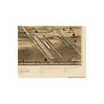 thumbnail image 2 of Historical Civil War Map - Columbus Ohio Camp Chase - Ruger 1860 - Vintage Wall Art, 2 of 4