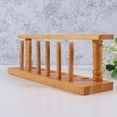 thumbnail image 4 of CIMAXIC Chocolate Plastic Test Tube Rack for Storage Lightweight Corrosion Resistant 6 Vents,9.45"X3.35"X2.48", 4 of 4