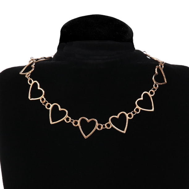 Colr del de moda, Nad de joyería de s mujeres de cadena de de - Golden Hear Sunnimix Collar de mujer