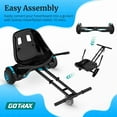 thumbnail image 5 of GOTRAX Hoverboard Go Kart, Hover Board Seat Attachment for 6.5"-10" Hoverboard, Black, 5 of 8
