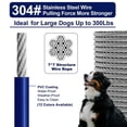 thumbnail image 2 of Tie Out Cable WATFOON, correa de alambre de acero resistente de 30 m, 2 of 7