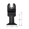 thumbnail image 4 of 15 Pc Universal Saw Blade Oscillating Multitool Multi Tool Wood Metal Cutter, 4 of 6