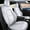 White, variant on AOMSAZTO Car Seat Cover for Tesla Model Y 2023 2024 - Full Set Customized Faux Leather Seat Covers (Black,5 Seater)