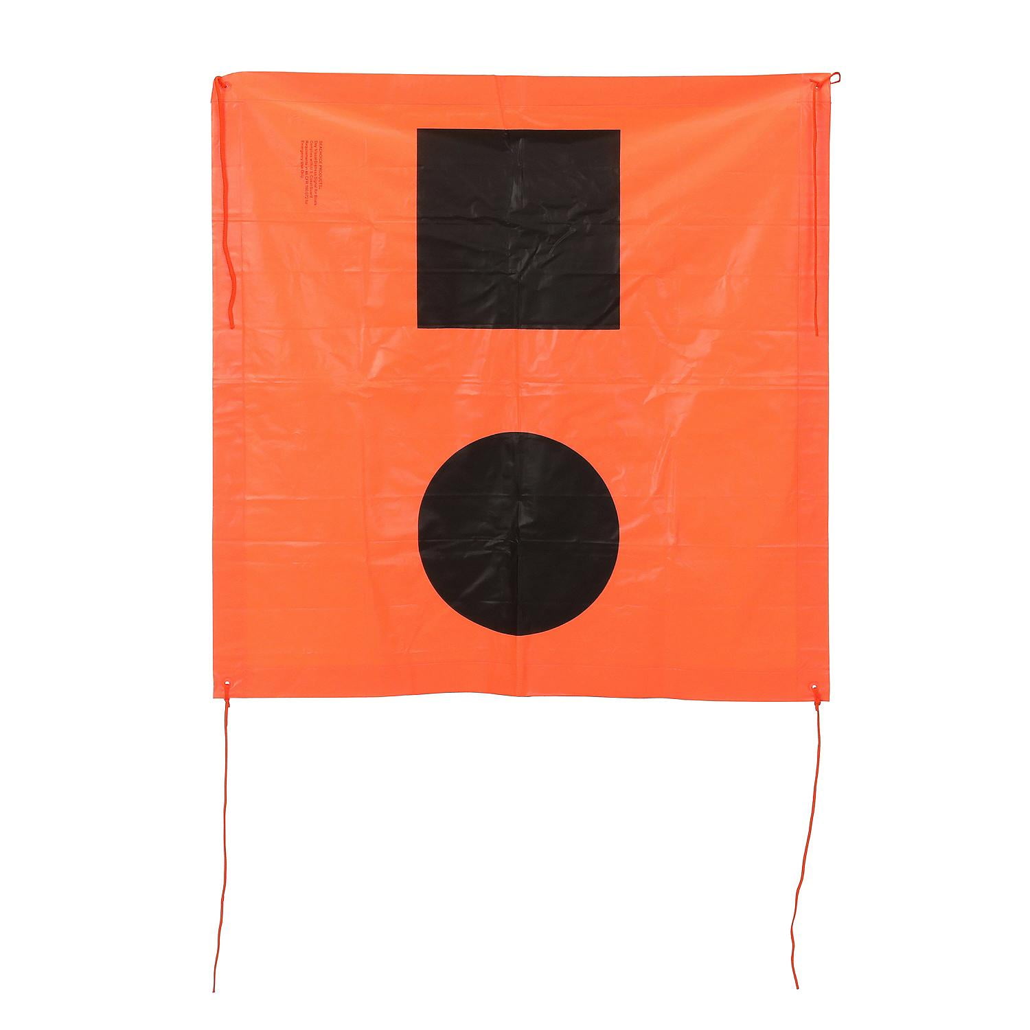 Seachoice Heavy-Duty Marine-Grade Nylon Orange Ski Flag w