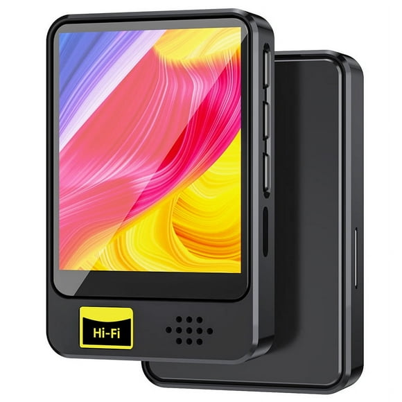 USB Audio Player Hi-Fi Mp3 Player Mini MP3 MP4 Player with Speaker BT USB Charging Suitable for Sports and Travel Music Player Video Player
