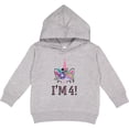 thumbnail image 2 of Inktastic 4th Birthday Unicorn Party 4 Year Old Girl Toddler Hoodie, 2 of 4