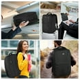 thumbnail image 4 of MATEIN Carry on Backpack, Extra Large 40L Flight Approved Travel Laptop Backpack with USB Port, 17 Inch Water Resistant Luggage Computer Daypack College Overnight Weekender Bag f, 4 of 9