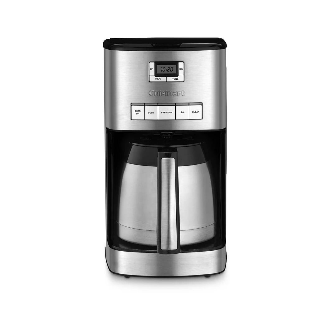 Cuisinart Twelve Cup Programmable Coffee Maker, Stainless Steel Panels