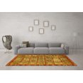 thumbnail image 3 of Ahgly Company Indoor Rectangle Abstract Yellow Modern Area Rugs, 7' x 9', 3 of 4
