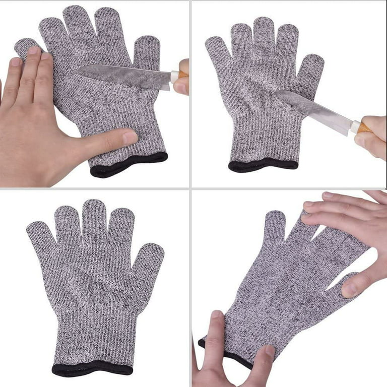 1 Pair, 5 Level Cut Resistant Gloves, Durable Cut Proof Work Gloves For  Kitchen Work, Wood Carving, Sanding, Easy To Clean
