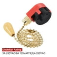 thumbnail image 5 of Pull Chain Switch 3 Speed ZE-268S1 w Chain for Ceiling Fan Lamp Red Gold, 5 of 5