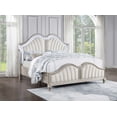 thumbnail image 2 of Evangeline Wood Eastern King LED Panel Bed Silver Oak, 2 of 10
