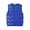 Blue, variant on Godderr Kids Boys Girls Puffer down Vest Winter Warm Coat Outwear with Zip Quilted Vest Thicken Solid Color Sleeveless Vest for 2-3y