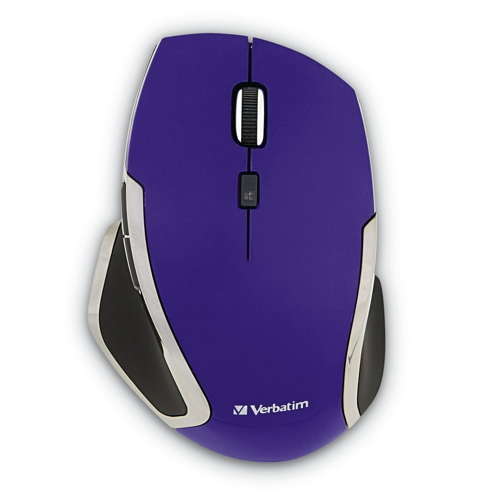 Portable Gaming Mouse, Purple 6button Wireless Led Usb Ergonomic