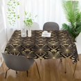 thumbnail image 3 of Yayeee Tablecloths 54" x 54" Rectangle Wrinkle Resistant Party Table Cover, Black Floral Pattern, 3 of 8