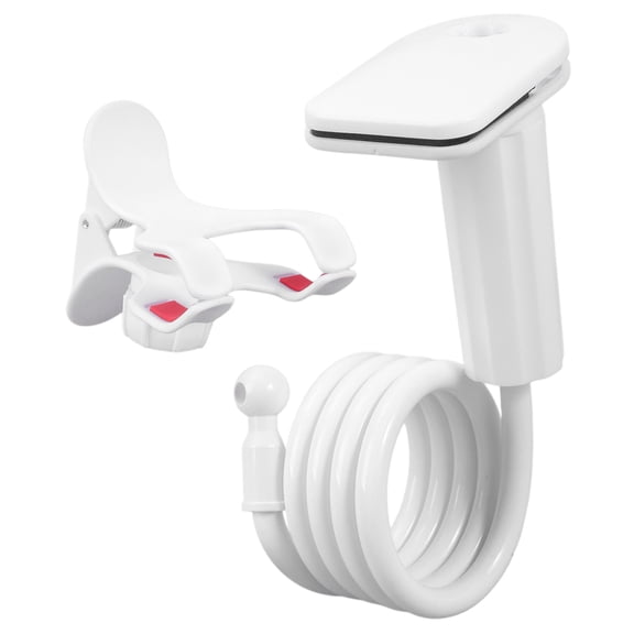 Metal Arm Phone Holder For Bedside Table Desk Adjustable Clamp Stand For Mobile Device Screen 360 Degree Rotation Design