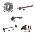 thumbnail image 1 of Transit Auto Front Right (Passenger Side) Wheel Bearing Suspension Lower Ball Joint Outer Inner Tie Rod End and Sway Bar Stabilizer Link Kit (5Pc) for Car Hyundai Tucson Kia Sportage K7T-102818, 1 of 10