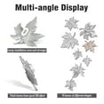 thumbnail image 5 of Maple Leaf Wall Decor 8 Pack Resin 3D Wall Sculptures Hanging Decorations Suitable for Living Room Bedroom Cafe Bar Hotel (Gold), 5 of 9