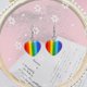 thumbnail image 2 of Rainbow Heart Star Earring For Women Acrylic Fringe Heart Star Dangle Earring----Pentagram--Product code 73203 Pentagram, 2 of 5