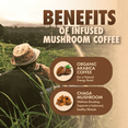 thumbnail image 6 of Sollo Instant Mushroom Coffee Packets, for Memory & Clarity Support, w/Chaga, , Medium Roast, 100% Arabica & Freeze Dried Coffee in Single Serve Sticks, 24 Ct, 6 of 9
