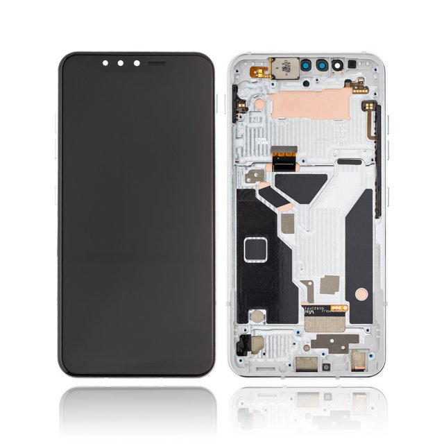 Replacement OLED Assembly With Frame Compatible For LG G8S ThinQ (Refurbished) (Mirror White)