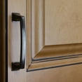 thumbnail image 4 of GlideRite 3-3/4 in. Center Classic Base Pull Cabinet Hardware Handle, Satin Pewter, 4 of 5