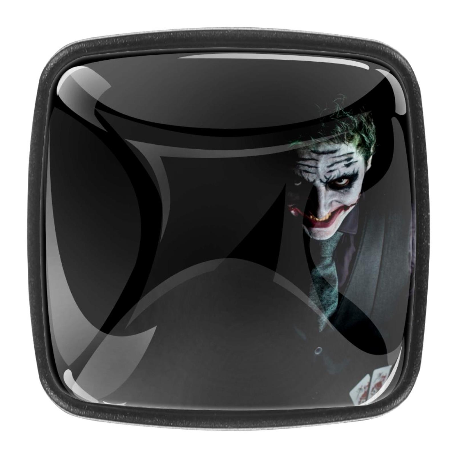 Ownta Joker Square Glass Drawer Handles Knobs Pulls With Screws for