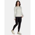 thumbnail image 2 of Avia Women's SoftSculpt Crewneck Tee with Long Sleeves, Sizes XS-XXXL, 2 of 5