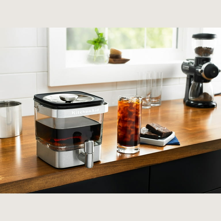 KitchenAid Cold Brew Coffee Maker has a built-in steeper and holds up to 28  ounces » Gadget Flow