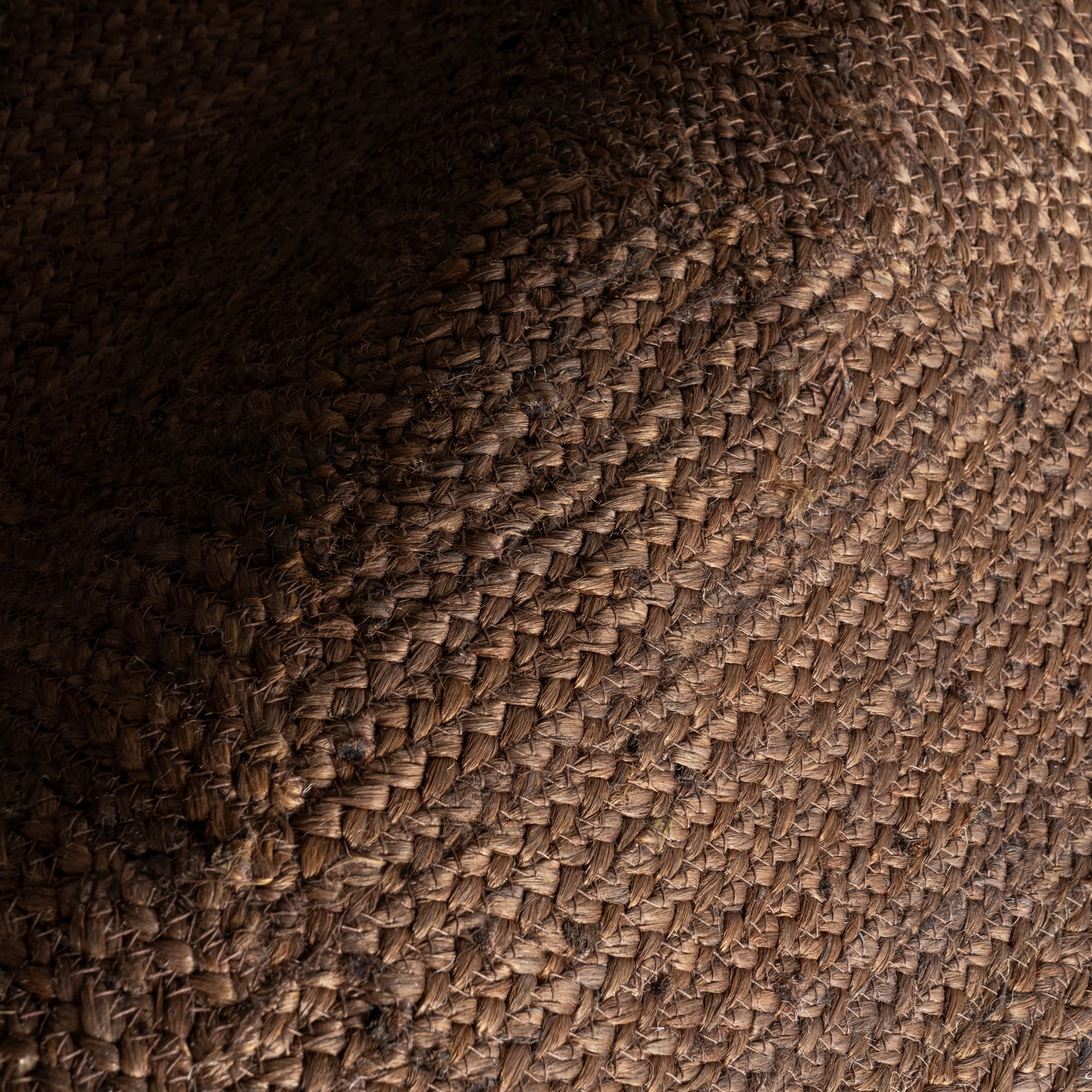 Rugs USA Juniper Tiled Jute Area Rug, 2' 6" x 8', Runner, Christie Dark Brown