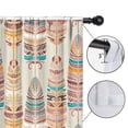 thumbnail image 4 of Blackout Kids Curtains,Ethnic - Style Colorful Feather Pattern Childrens Insulated Curtains Set Of 2,Bedroom Essentials,Toddler Room Decor 42x63in(106x160cm), 4 of 5