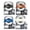 B, variant on 4 Pack 12mm Satin Ribbon Refill Label Tape Compatible for LabelWorks LW400 LW300 LW500 LW600P LW700 LW-K200PX