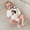 White-WH, variant on MMJ Hand Rattle Plush Toy Soothing Interactive Wrist Strap Cute Animal Shaking Sound Stroller Attachment for Infant