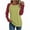 Yellow, variant on Long Sleeve Shirts for Women Fall Casual Colorblock Raglan Crew Neck Sweatshirts Lightweight Loose Fit Tunic Tops (XL, Yellow)