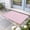 Pink, variant on Yellow Door Mat Indoor Outdoor, Country French Rustic Buffalo Plaid Modern Art Non Slip Welcome Mat with Rubber Backing, Absorbent Fabric Front Door Mats Entryway Rug for Home Patio Entrance 18"x30"