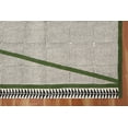 thumbnail image 5 of Casavani Block Printed Boho Cotton Hallway Runner Rug Green Farmhouse Kitchen Runner Rug 2.6x8 feet, 5 of 6