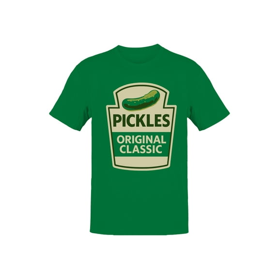 Classic Pickles Design Badge Men's T-shirt