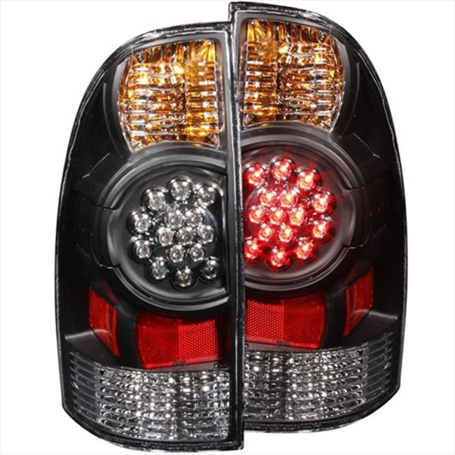 Anzo USA 311042 Toyota Tacoma Black LED Tail Light Assembly Sold in Pairs 