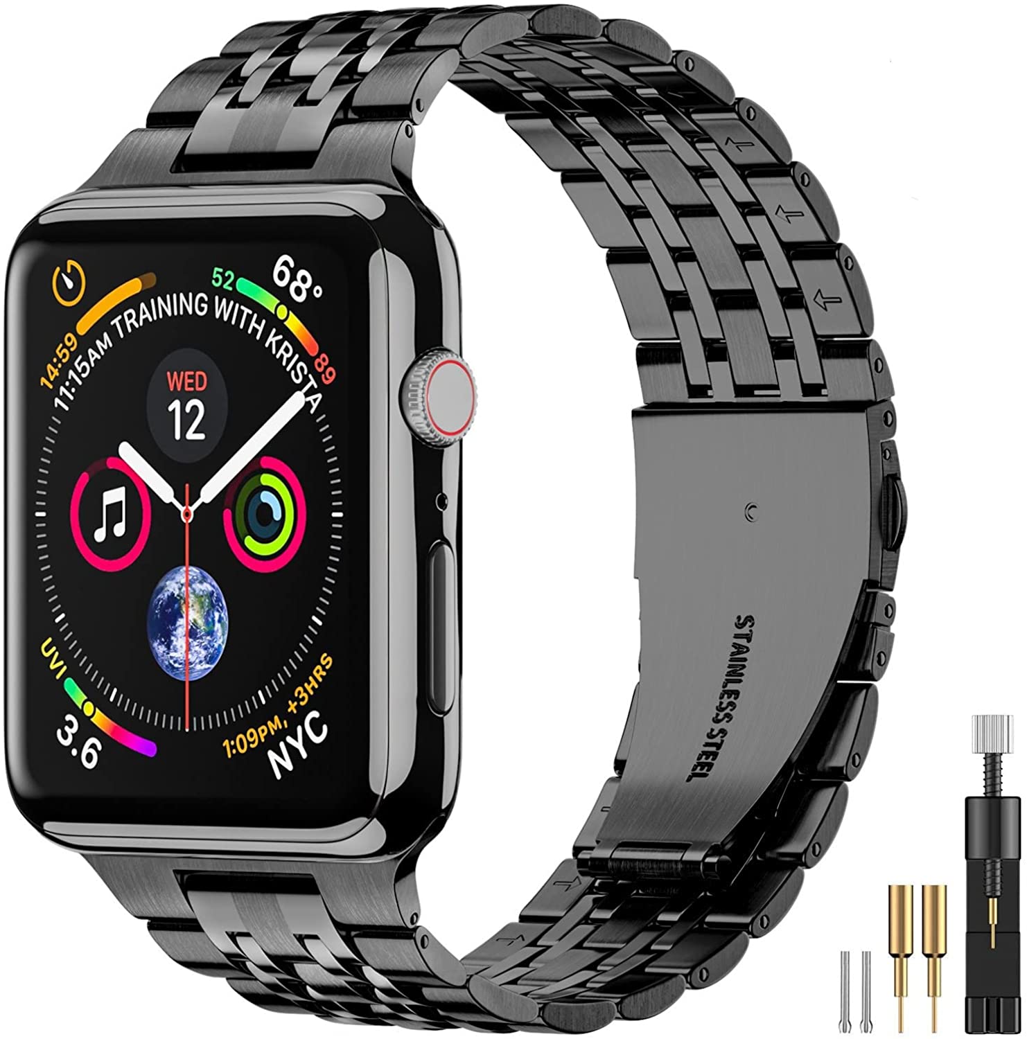 Metal Stainless Steel iWatch Band 