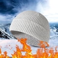 thumbnail image 2 of Yuanlong Unisex Beanies Stretchy Warm Soft Knit Skull Cap Solid Color Fall Winter Casual Daily Outdoor Sports Headwear, 2 of 4
