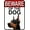 Warning Sign 4, variant on Beware of The Dog Doberman Pinscher 8"x12" Aluminum Metal Sign, Pet Security Sign, Indoor Outdoor Fence Yard Decor