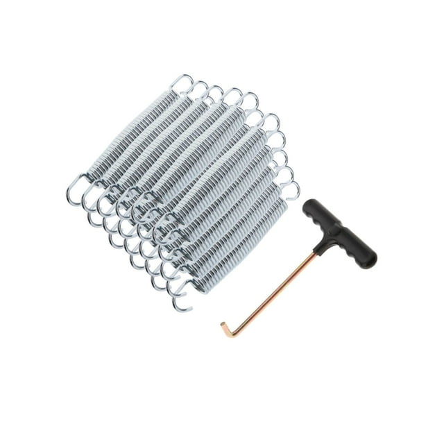 relayinert 20 Pcs Ressorts de Trampoline Robustes Accessoires Intempéries 9cm Trampoline Résistant Argent 16cm