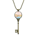 thumbnail image 1 of Hong Kong Traditional Visiting Harbour Key Necklace Pendant Tray Embellished Chain, 1 of 3