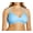 Blue Mist, variant on Leading Lady Womens Seamless Microfiber Wirefree Bra, 38D, Teal