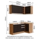 thumbnail image 3 of Cocina Integral Completa Modular Madesa Glamy 269cm MN 04, 3 of 5