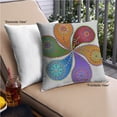 thumbnail image 2 of Ahgly Company Indoor Square Patterned Throw Pillow, 18 inch by 18 inch, 2 of 6