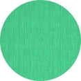 thumbnail image 1 of Ahgly Company Machine Washable Indoor Round Abstract Turquoise Blue Contemporary Area Rugs, 3' Round, 1 of 4