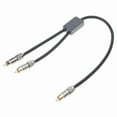 thumbnail image 5 of RCA Audio Cable 1 to 2 Splitter Extension Cable Gold Plated Male to Male Connectors for Superior Sound, 5 of 10