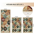thumbnail image 6 of Aonewoe Boho Kitchen Rug Sets 3 Piece Non Slip Kitchen Rugs and Mats Washable Rugs for Hallway Laundry Holiday Decor, 6 of 9