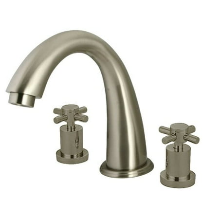 - Kingston Brass Concord Two Handle Roman Tub Faucet